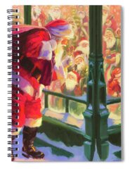 Christmas Display Spiral Notebooks
