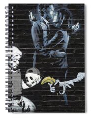 Banksy Spiral Notebooks
