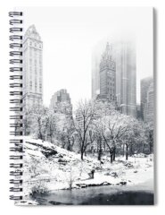 Snow Storm Spiral Notebooks