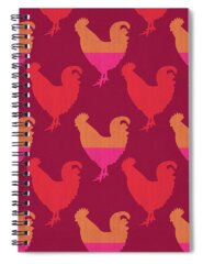 Chicken Of The Woods Spiral Notebooks