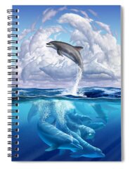 Dolphin Spiral Notebooks