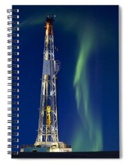 Oil Platform Spiral Notebooks