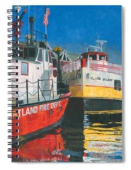 Fireboat Spiral Notebooks