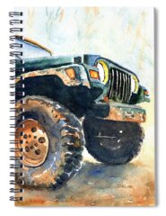 Jeeps Spiral Notebooks