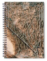 Mojave Desert Spiral Notebooks