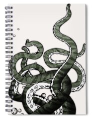 Octopus Spiral Notebooks