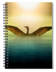 Phoenix Bird Spiral Notebooks