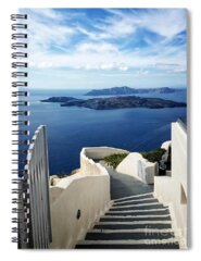 Santorini Spiral Notebooks