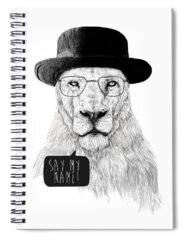 White Lion Spiral Notebooks