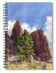 Landscape With Wagon Spiral Notebooks