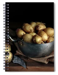 Potato Peeling Spiral Notebooks
