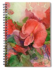 Sweet Pea Spiral Notebooks