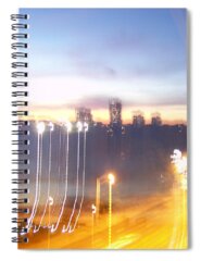 Night In The City Spiral Notebooks