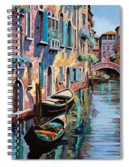 Venice Canal Spiral Notebooks