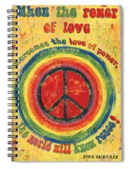 Peace Spiral Notebooks