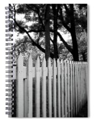 White Picket Fence Spiral Notebooks
