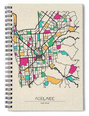 Adelaide South Australia Spiral Notebooks