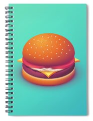 Hamburger Spiral Notebooks