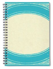 Blue Oval Spiral Notebooks