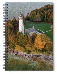 Cana Island Lighthouse Spiral Notebooks