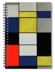 Mondrian Spiral Notebooks