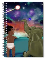 Outer Space Spiral Notebooks