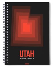 Salt Lake City Map Spiral Notebooks