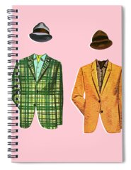 Mens Clothing Spiral Notebooks