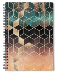 Cubes Spiral Notebooks