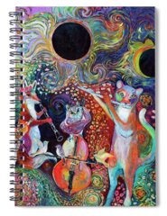 Solar Eclipse Spiral Notebooks
