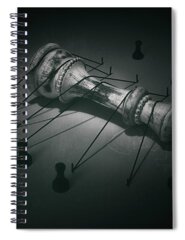 Chess Piece Spiral Notebooks