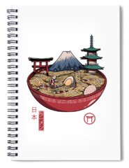 Japan Culture Spiral Notebooks