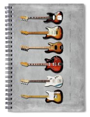 Classic Guitars Spiral Notebooks