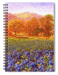 Blueberry Bush Spiral Notebooks
