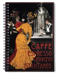 Espresso Machine Spiral Notebooks