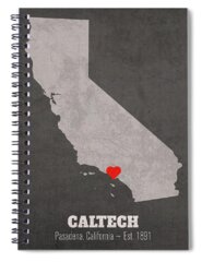 California Institute Of Technology Spiral Notebooks