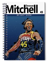 Donovan Mitchell Spiral Notebooks