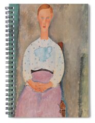 Polka Dot Dress Spiral Notebooks