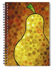 Pears Sharon Cummings Spiral Notebooks