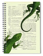 Green Gecko Spiral Notebooks