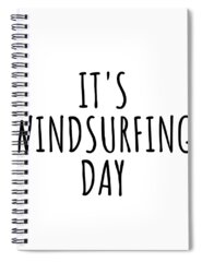 Windsurfing Spiral Notebooks