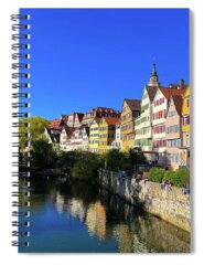 Colorful Houses Spiral Notebooks