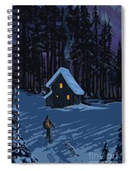 Snowshoe Spiral Notebooks