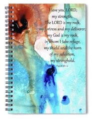 Psalm 18 Spiral Notebooks