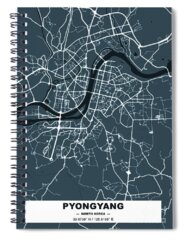 North East Asia Spiral Notebooks