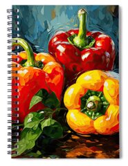 Red Bell Pepper Spiral Notebooks