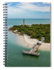 Sanibel Island Lighthouse Spiral Notebooks