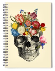Floral Collage Spiral Notebooks
