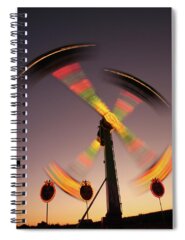 Fairground Ride Spiral Notebooks