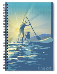 Paddle Board Spiral Notebooks